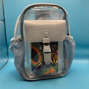 Clear Backpack with Front Pocket